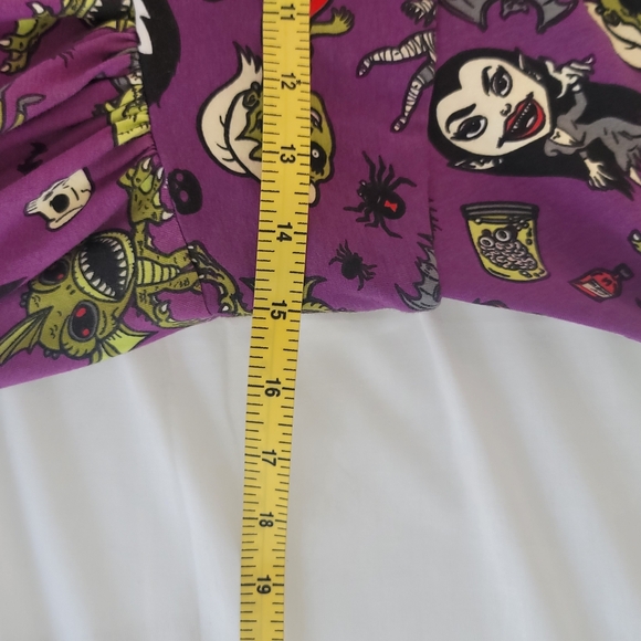 Pinup Couture Pinup Girl Clothing Luscious Dress in Monster Mayhem Print - Picture 11 of 11